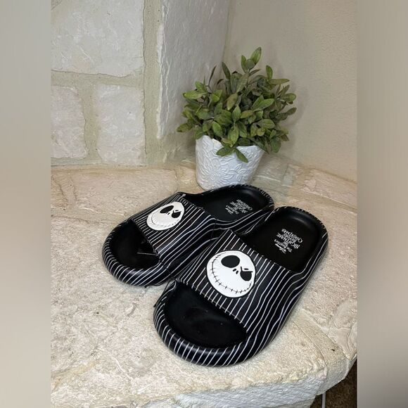 Disney Nightmare Before Christmas Men's Comfort Slide Sz 12 New - Picture 1 of 5